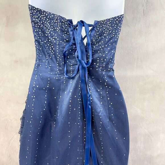 Jessica McClintock II Mermaid Gown Dress Women 3 Corset Fairy Feminine‎ Formal - Picture 5 of 13